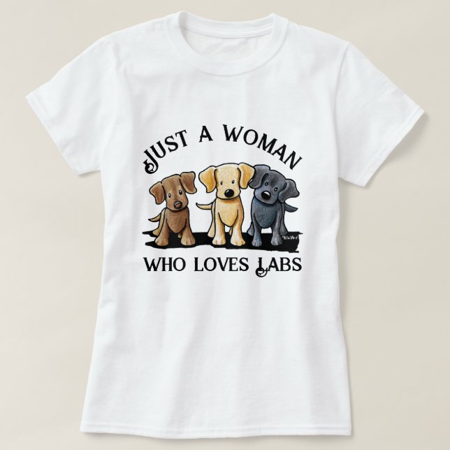 T-shirt KiniArt Labrador Lover (Design devant)