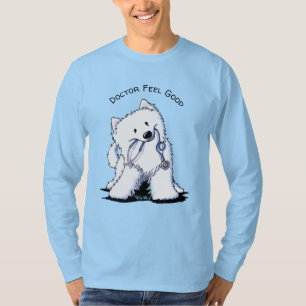 T-shirt KiniArt Love Doctor Samoyed