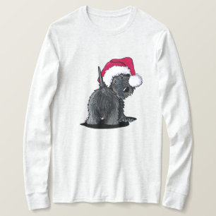 T-shirt KiniArt Lune Écossaise Santa