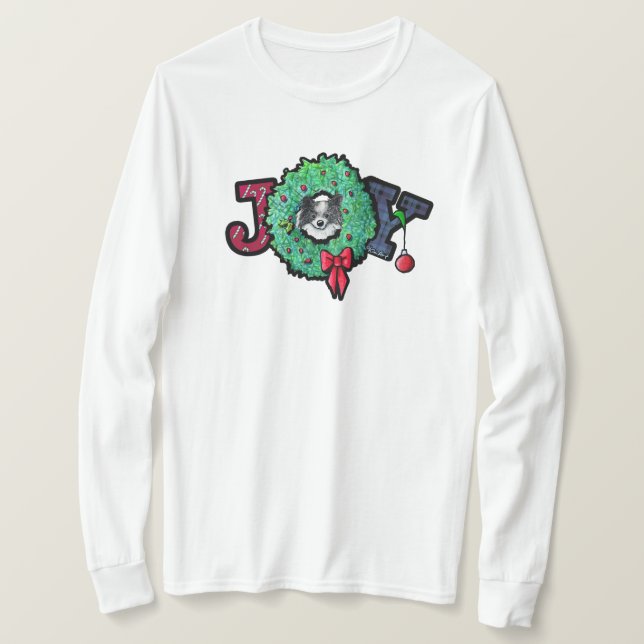 T-shirt KiniArt Noël Parti Pom (Design devant)