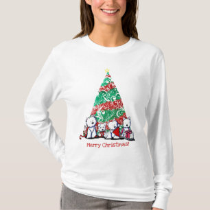 T-Shirt KiniArt Noël Westies