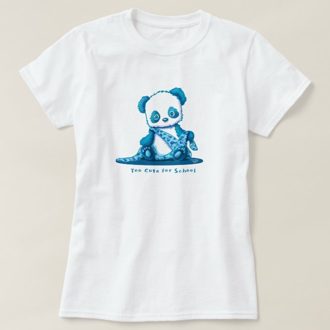 T-shirt KiniArt Panda Cub (Design devant)