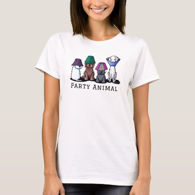 T-Shirt KiniArt Party Dogs (Devant)