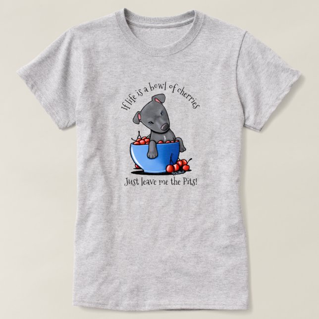 T-shirt KiniArt Pitbull (Design devant)