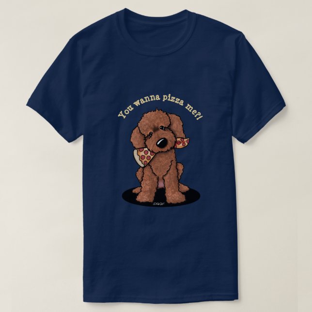 T-shirt KiniArt Pizza Me Doodle (Design devant)