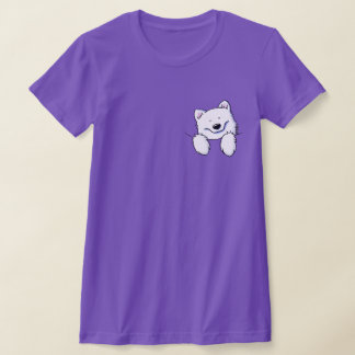 T-shirt KiniArt Pocket Puppy Esquimau américain