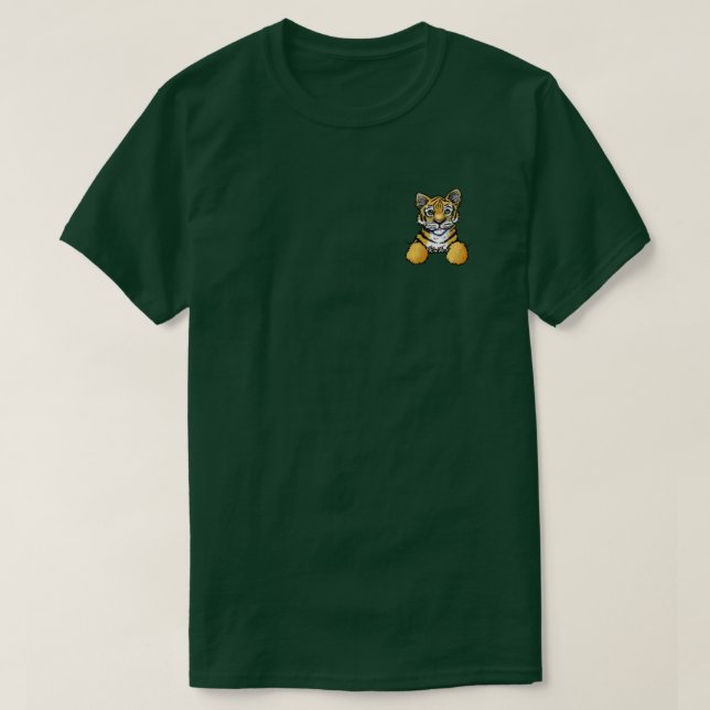T-shirt KiniArt Pocket Tiger (Design devant)