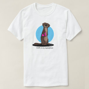 T-shirt KiniArt River Otter