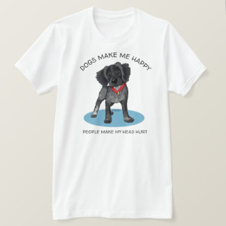 T-Shirt KiniArt Roan Brittany Amoureux des Chiens