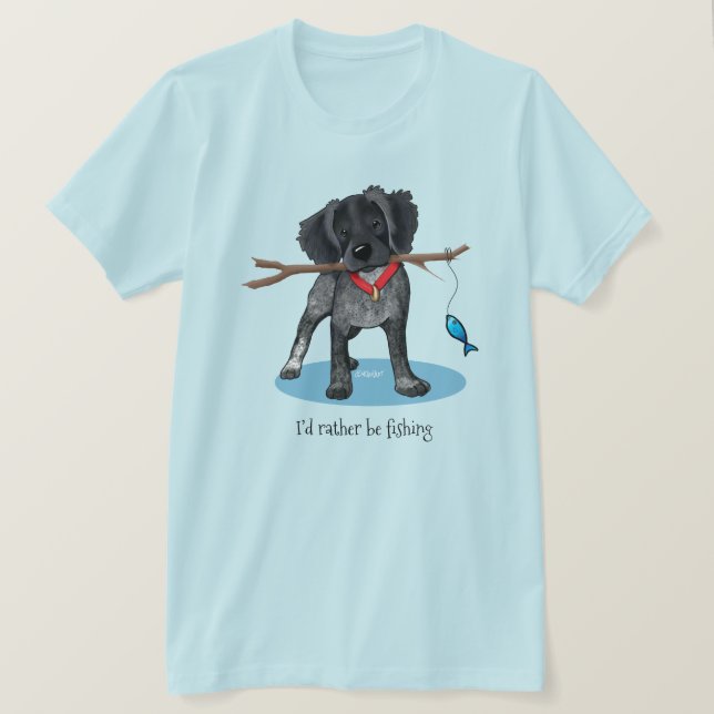 T-Shirt KiniArt Roan Brittany Pêche (Design devant)