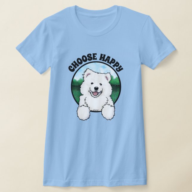 T-Shirt KiniArt Samoyède (Poser)