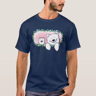 T-shirt KiniArt Samoyeds