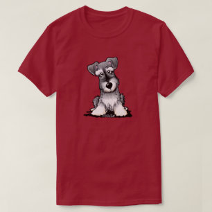 T-shirt KiniArt Schnauzer écourte