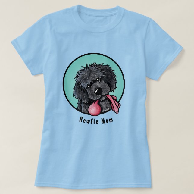 T-shirt KiniArt Terre-Neuve (Design devant)