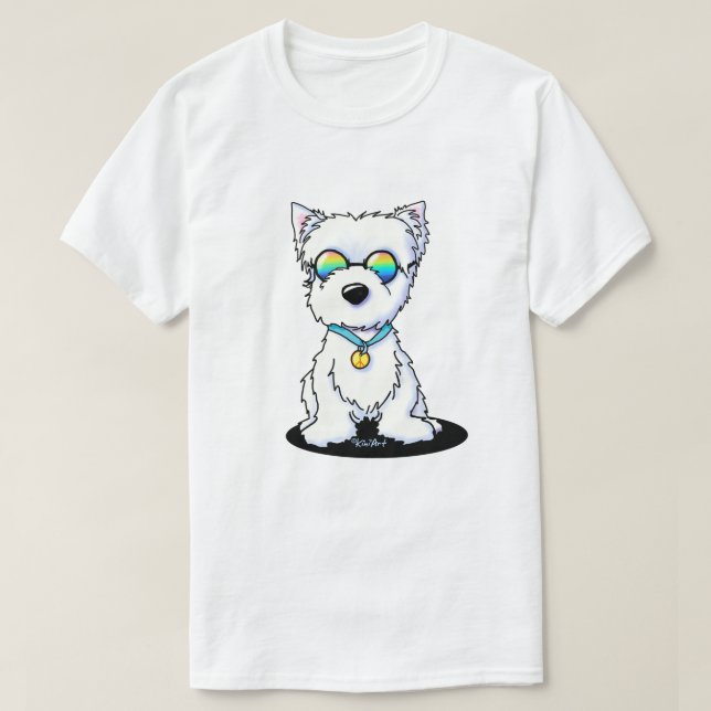 T-shirt KiniArt Westie (Design devant)