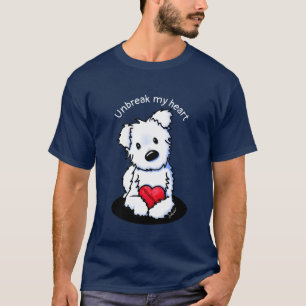 T-shirt KiniArt Westie Cœur