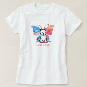 T-shirt KiniArt Westie Papillon
