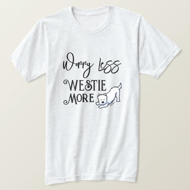 T-shirt KiniArt Westie Plus (Design devant)