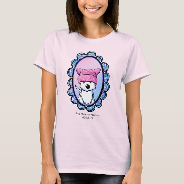 T-shirt KiniArt Westie Princesse (Devant)