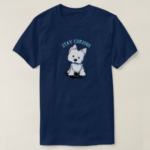 T-Shirt KiniArt Westie RESTEZ CURIEUX
