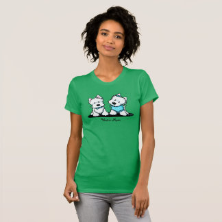 T-shirt KiniArt Westie Terriers