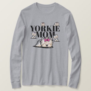 T-shirt KiniArt Yorkie Maman