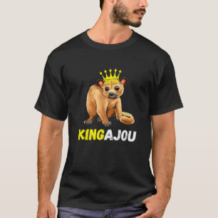T-shirt Kinkajou King Crown Trône Prehensile Animal Night