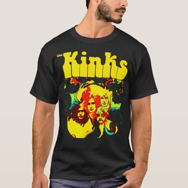 T-shirt Kinks Love Rock Band Art (Devant)
