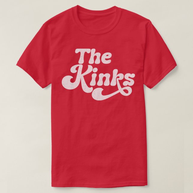 T-shirt Kinks Retro style défraîchi 1 (Design devant)