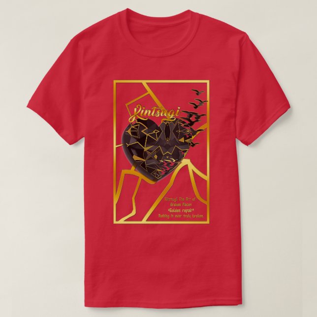 T-shirt Kintsugi The Art of Broken (Design devant)