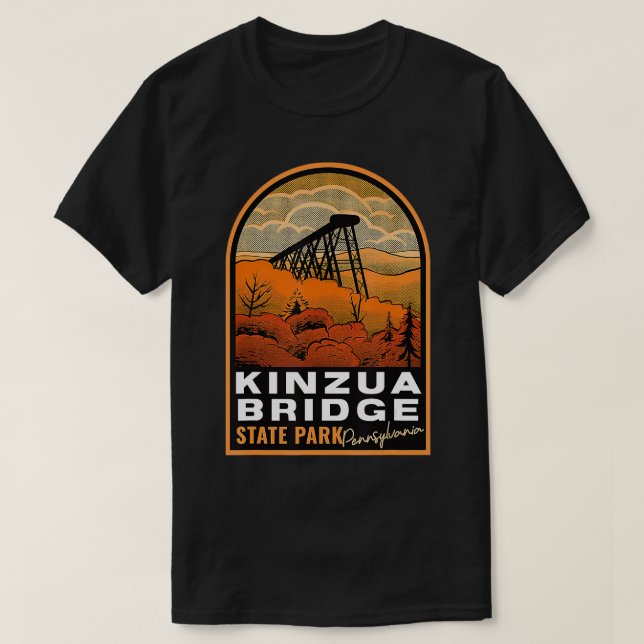 T-shirt Kinzua Bridge State Park PA Vintage (Design devant)