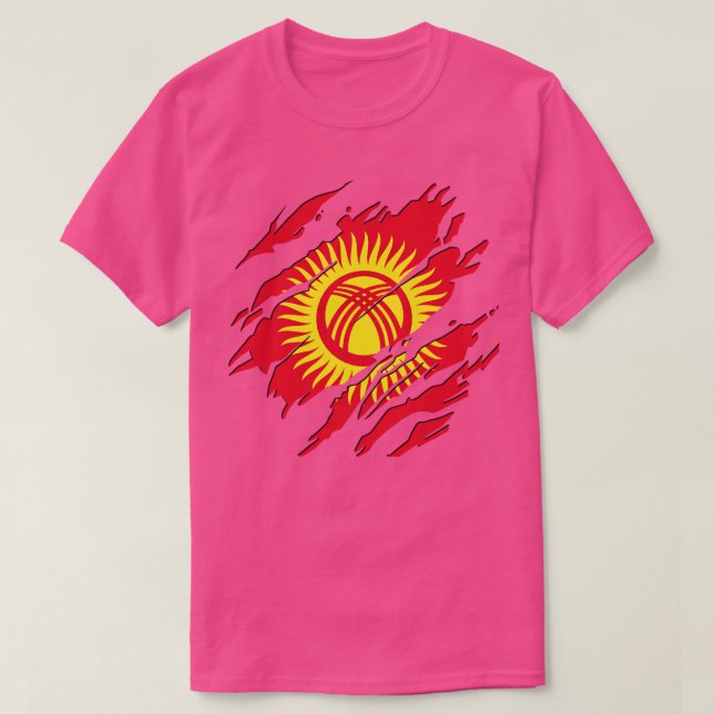 T-shirt Kirghizistan (Design devant)