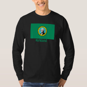 T-shirt Kirkland Washington Usa Drapeau Souvenir