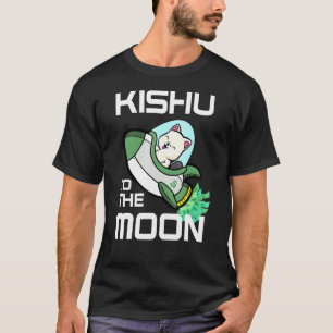 T-shirt Kishu À La Lune Crypto Kishu Inu Coin