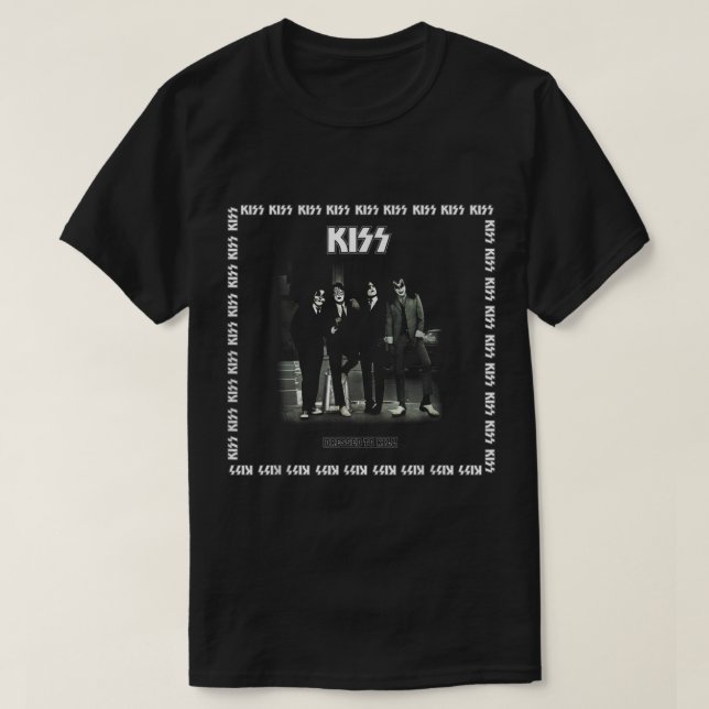 T-shirt KISS 1975 habillé pour tuer (Design devant)