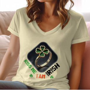 T-shirt Kiss Me, I am Irish - Carnaval de Clover Creek