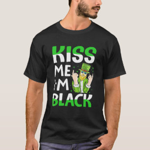 T-shirt Kiss Me Im Black Irish