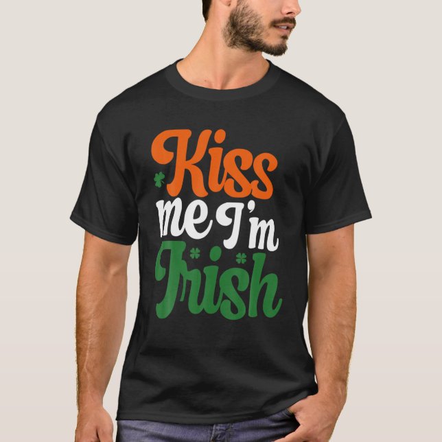 T-shirt Kiss Me Im Irish | JOUR DE LA SAINT PATRICK (Devant)
