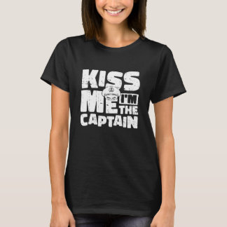 T-shirt Kiss Me Im The Captain Sailing - Sailor St Patrick