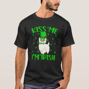 T-shirt Kiss Me Je suis Irlandais Leprechaun Casquette Lla
