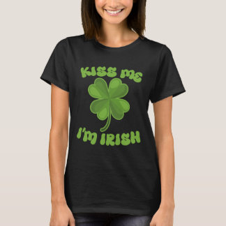 T-shirt Kiss Me Je suis irlandais patricks day
