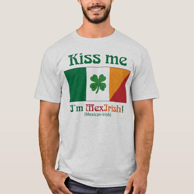 T-shirt kiss_me_MexIrish (Devant)