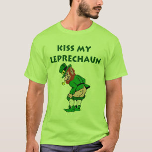 T-shirt Kiss My Leprechaun Shirt