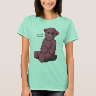 T-shirt Kiss My Snuggybear - Rose Edition