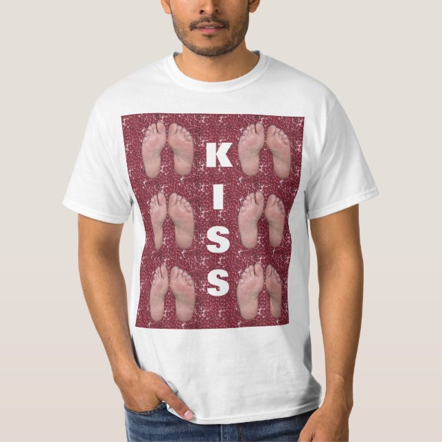 T-SHIRT KISS SES PIEDS (Devant)