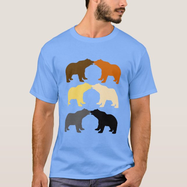 T-SHIRT KISSES D'OURS (Devant)
