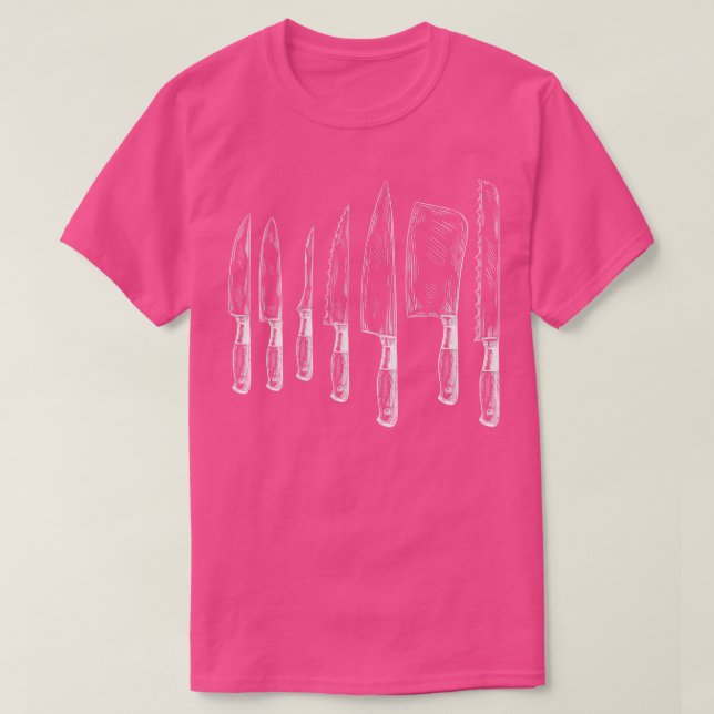 T-shirt Kit couteau cuisine (Design devant)