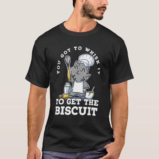 T-shirt Kit de dicton de cuisson chaton chat mignon chef j (Devant)