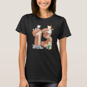 T-shirt Kit de fête d'anniversaire des chats 13 ans treize