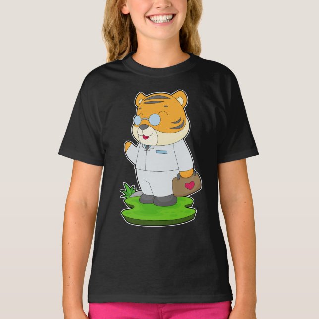 T-shirt Kit de premiers soins Tiger Doctor (Devant)